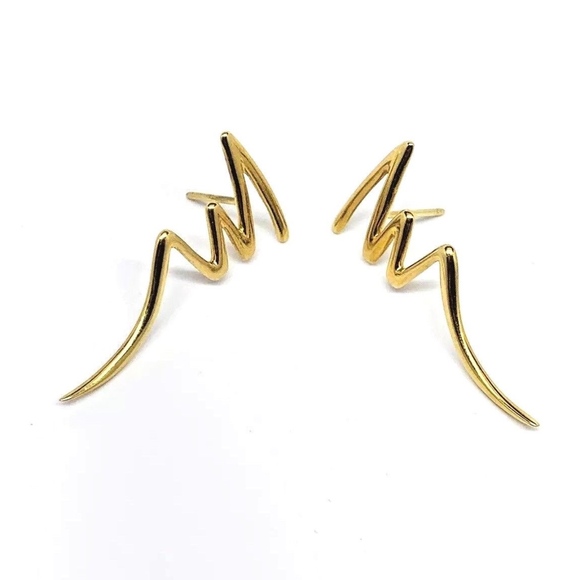 Tiffany & Co. Jewelry - VTG 1983 Tiffany & Co Paloma Picasso 18k Earrings